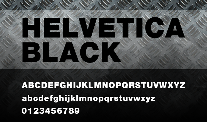 helvetica black font free