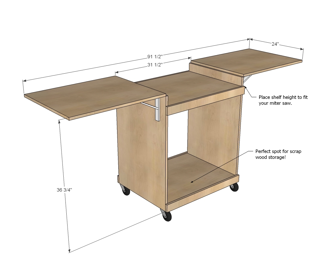 free miter saw stand plans